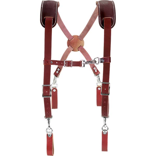 Leather Work Suspenders - Made In USA, Occidental Leather