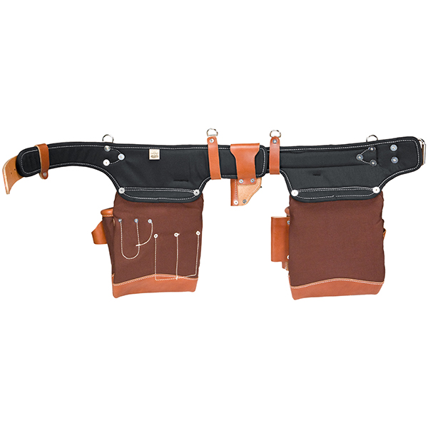 Occidental Leather 9855 Adjust-to-Fit Fat Lip Tool Belt Set Cafe Bundle w/  5055 Stronghold Suspension System (2 Pieces)