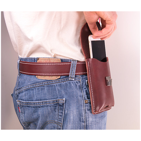 Clip-On Leather Phone Holster - Occidental Leather | Official Site