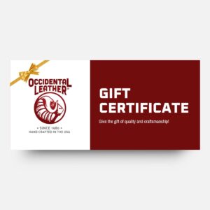 Occidental Leather Gift Card